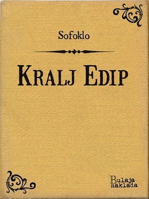 cover image of Kralj Edip